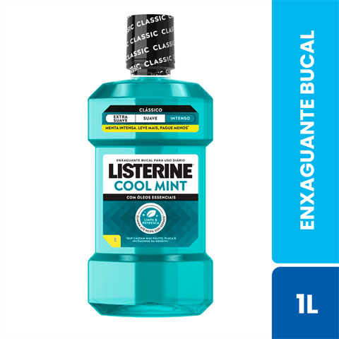 Enxaguante Bucal Listerine Cool Mint Hortelã 1l