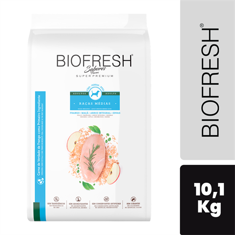 Ração Biofresh Cão Adulto Porte Médi Sabor Frango Com 10,1kg