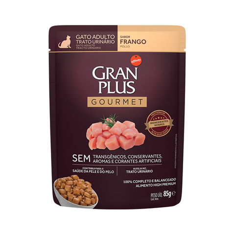 Sachê Para Gatos Gran Plus Trato Urinário 85g