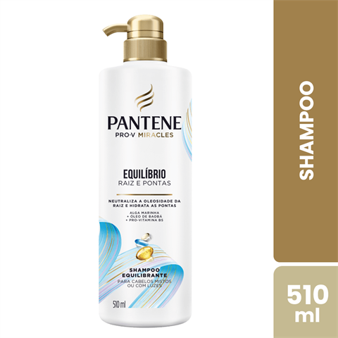 Shampoo Pantene Pro-V Miracles Equilíbrio Com 510ml