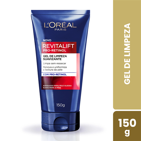 Gel De Limpeza Facial L'Oréal Paris Revitalift Retinol, 150g