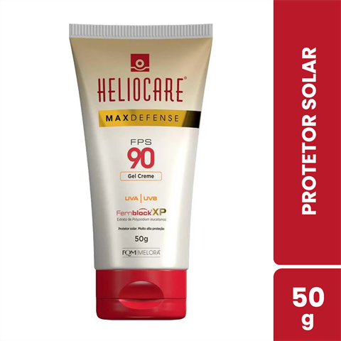 Protetor Solar Heliocare Max Defense FPS90 Gel Creme Com 50g