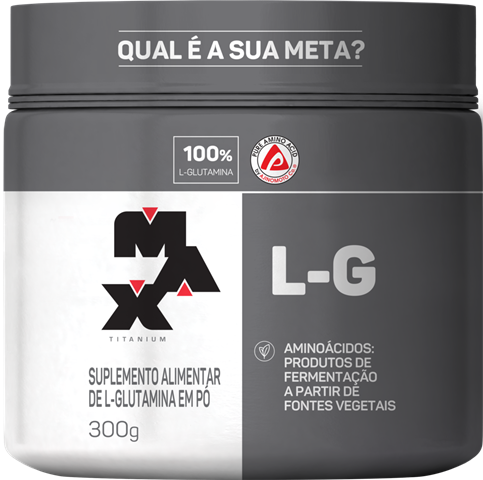 Glutamina L-G Max Titanium 300g V01