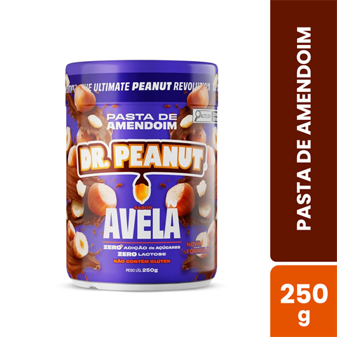 Pasta De Amendoim Dr. Peanut Sabor Avelã Com 250g