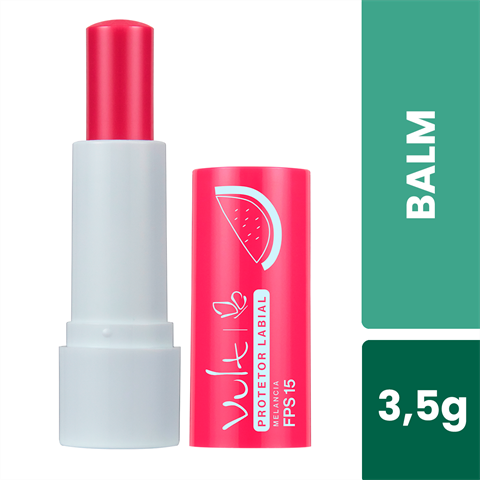 Balm Protetor Labial Melância Vult com 8 unidades