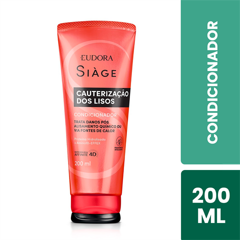Condicionador Eudora Siàge Cauterização dos Lisos 200ml