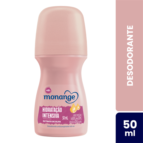Desodorante Antitranspirante Monange Roll-on Hidratação Intensiva Com 50ml