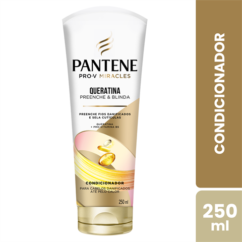 Condicionador Pantene Pro-V Miracles Queratina Com 250ml