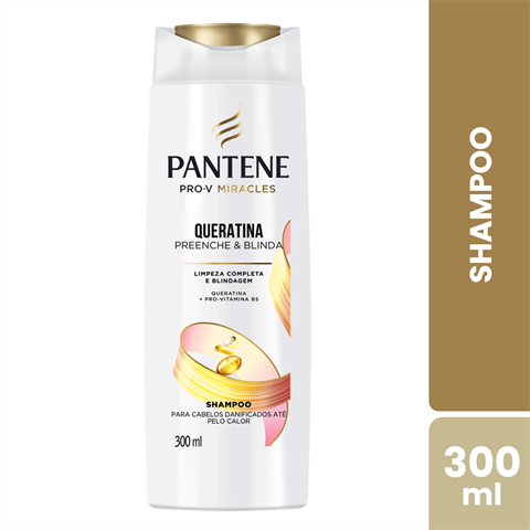 Shampoo Pantene Pro-V Miracles Queratina Com 300ml
