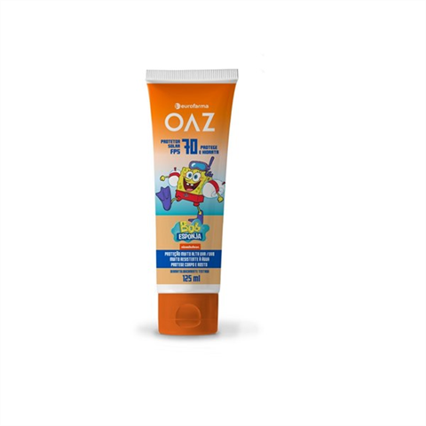 Protetor Solar Oaz Bob Esponja 70FPS 125ml