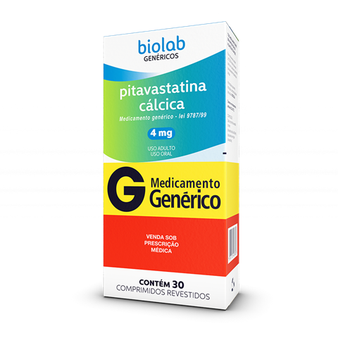 Pitavastatina 4mg C/30 Comprimidos Biolab