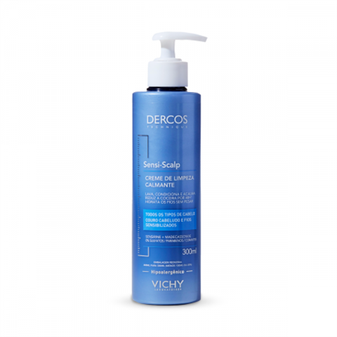 Vichy Dercos Creme De Limpeza Sensi-Scalp 300ml