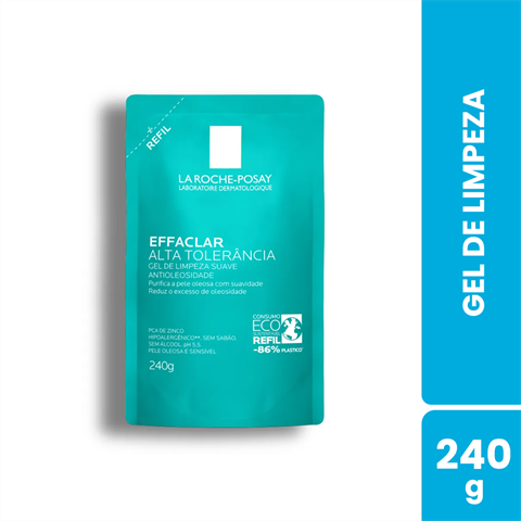 La Roche-Posay Effaclar Gel de Limpeza Alta Tolerância Refil 240g