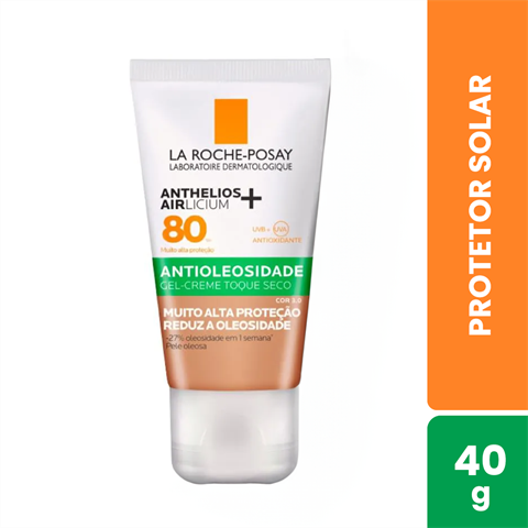 La Roche-Posay Protetor Solar Facial com Cor Anthelios Airlicium+ FPS80 Cor 3.0 40g