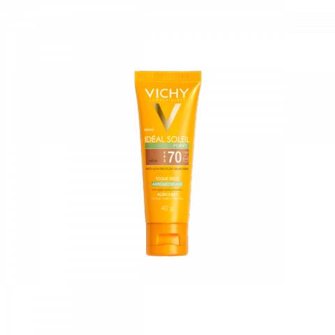 Vichy Protetor Solar Purify Cor Média FPS70 40g