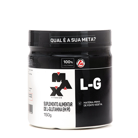 L-Glutamina em Pó L-G Max Titanium 150g