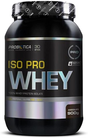 Iso Pro Whey Probiótica Sabor Chocolate Com 900g