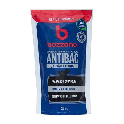 Sabonete Líquido Bozzano Carvão Ativado Refil 200ml