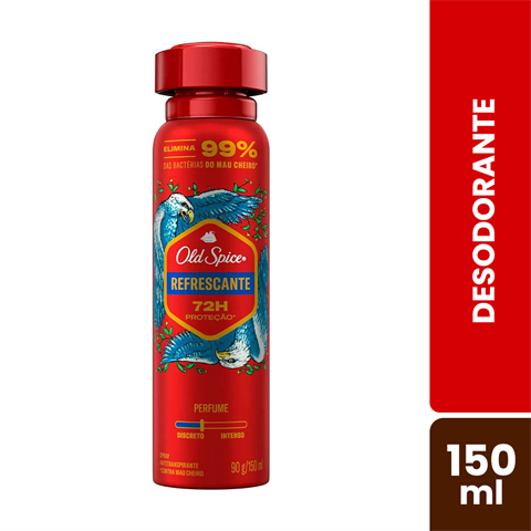 Desodorante Antitranspirante Old Spice Spray Refrescante Com 150ml
