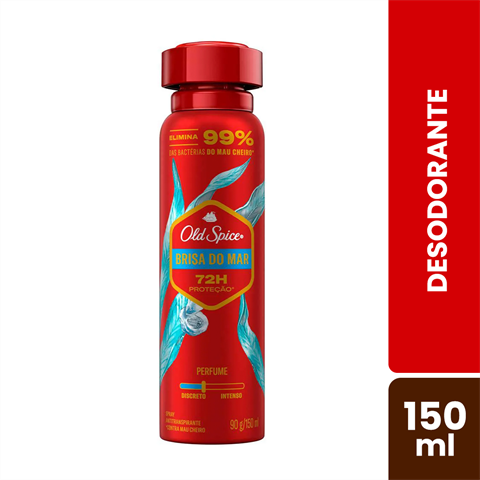 Desodorante Antitranspirante Old Spice Spray Brisa Do Mar Com 150ml