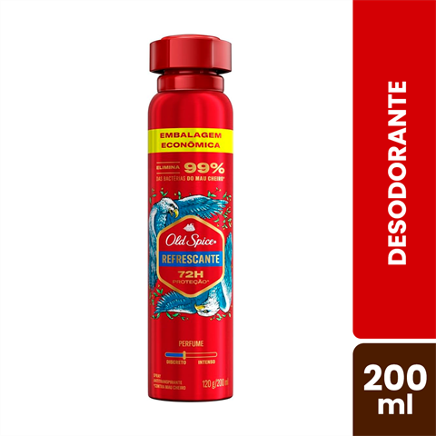 Desodorante Antitranspirante Old Spice Spray Refrescante Com 200ml