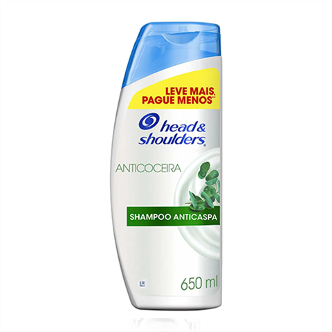 Shampoo Head & Shoulders Anticoceira Com 650ml