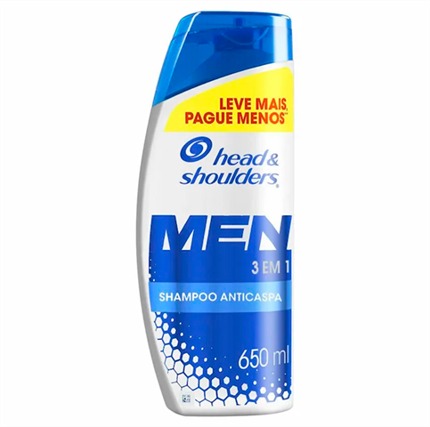 Shampoo Head & Shoulder Anticaspa 3 Em 1 650ml