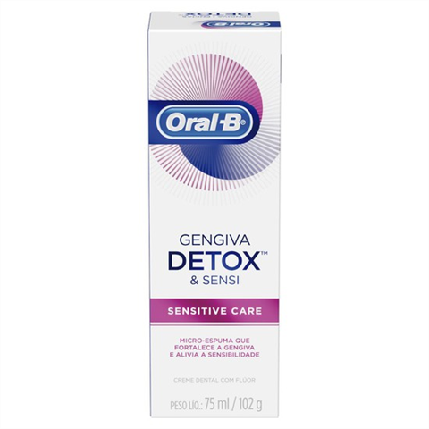 Creme Dental Oral-B Detox Sensi 102g