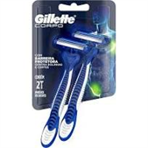Aparelho De Barbear Gillette Corpo Com 2 Unidades