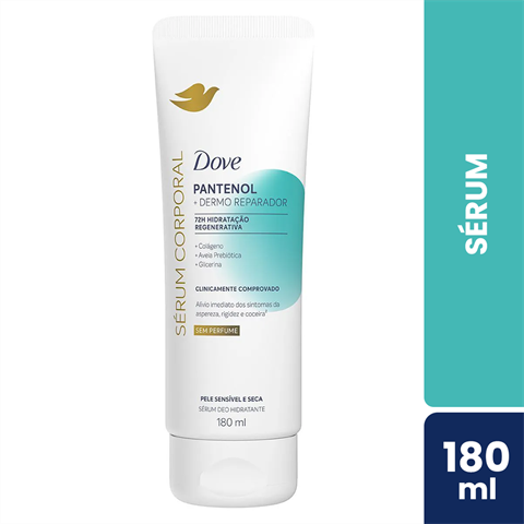 Sérum Corporal Dove Pantenol + Dermo Reparador Com 180ml