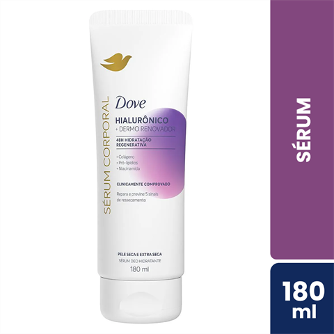 Sérum Corporal Dove Hialurônico + Dermo Renovador Com 180ml