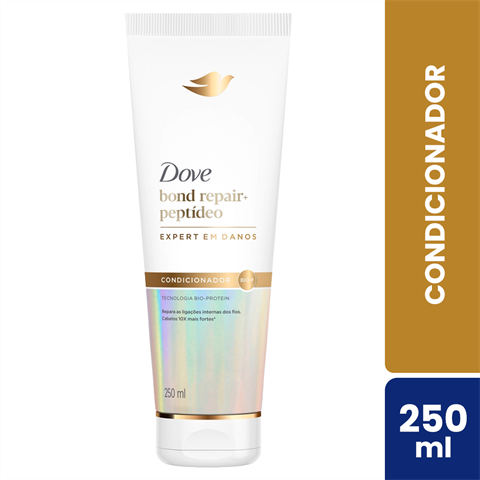Condicionador Dove Bond Repair+Peptídeo Com 250ml
