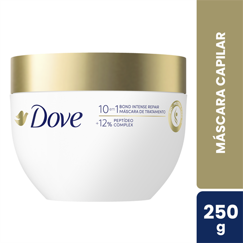 Máscara De Tratamento Dove 10 Em 1 Bond Intense Repair Reparação Intensa Com 250g