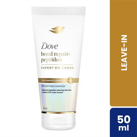 Leave-In Dove Bond Repair+Peptídeo Com 50ml