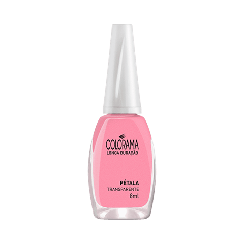 Esmalte Longa Duração Transparente Nu Pétala Colorama 8ml