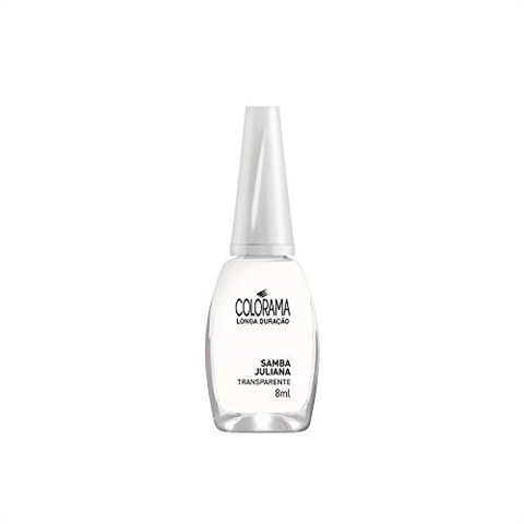 Esmalte Longa Duração Transparente Nu Samba Juliana Colorama 8ml