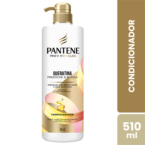 Condicionador Pantene Pro-V Miracles Queratina Com 510ml