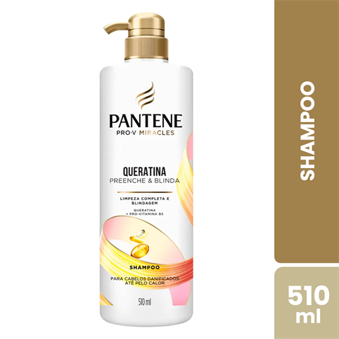 Shampoo Pantene Pro-V Miracles Queratina Com 510ml