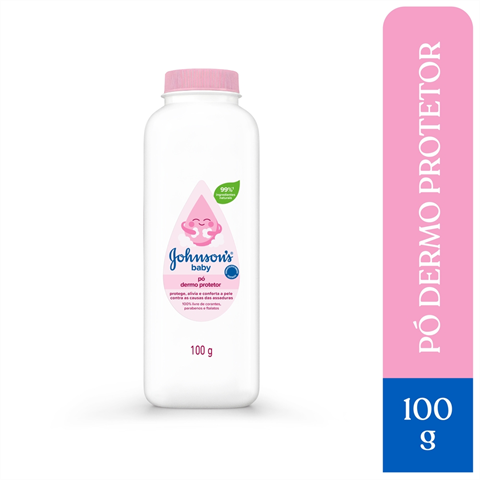 Talco Infantil Johnson's Baby Pó Dermo Protetor Com 100g