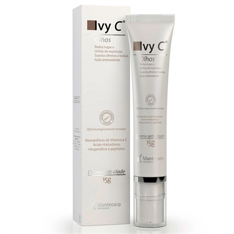 Creme Rejuvenescedor Mantecorp Skincare Ivy C Olhos Com 15ml