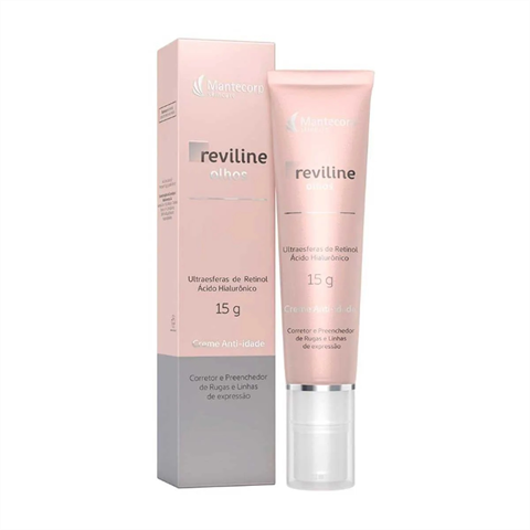 Creme Anti-idade Mantecorp Skincare Reviline Olhos Com 15g