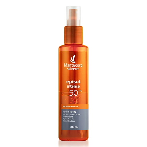 Protetor Solar Mantecorp Skincare Episol Intense Hydra Spray FPS50 Com 200ml