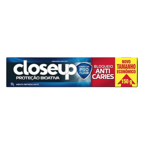 Creme Dental Closeup Proteção Bioativa Bloqueio Anticáries Menta Refrescante Com 150g