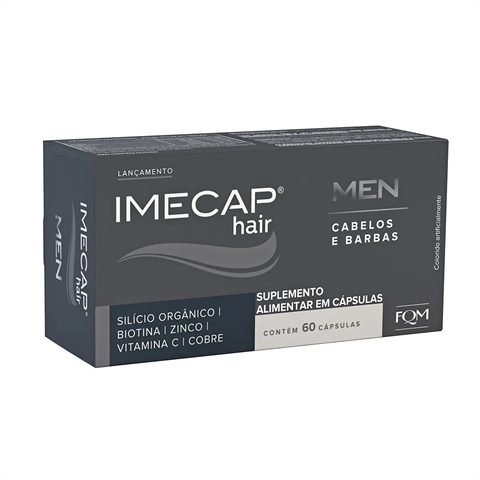 Suplemento Alimentar Imecap Hair Men Com 60 Cápsulas