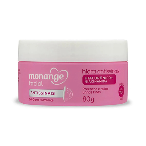 Creme Hidratante Facial Antissinais Monange Hidra Antissinais 80g