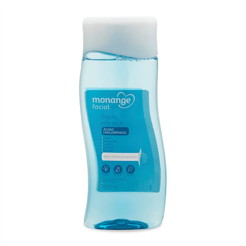 Água Micelar Facial Monange Ácido Hialurônico 200ml