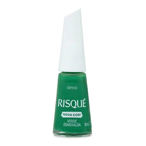 Esmalte Risque Cremoso Verde Esmeralda Blister 8ml