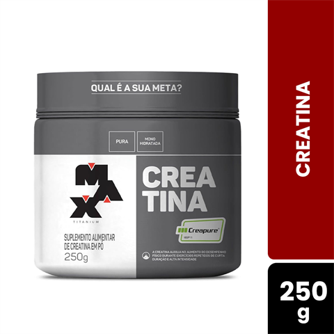 Creatina Max Titanium Creapure Com 250g