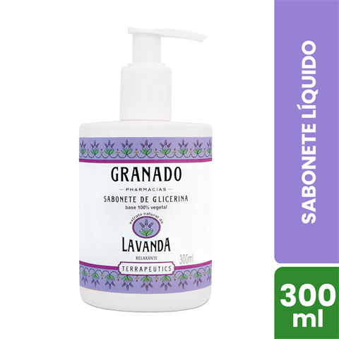 Sabonete Líquido Granado Terrapeutics Lavanda Com 300ml