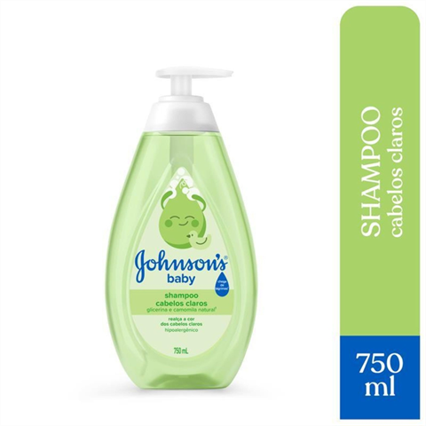 Shampoo Infantil Johnson's Baby Cabelos Claros Com 750ml